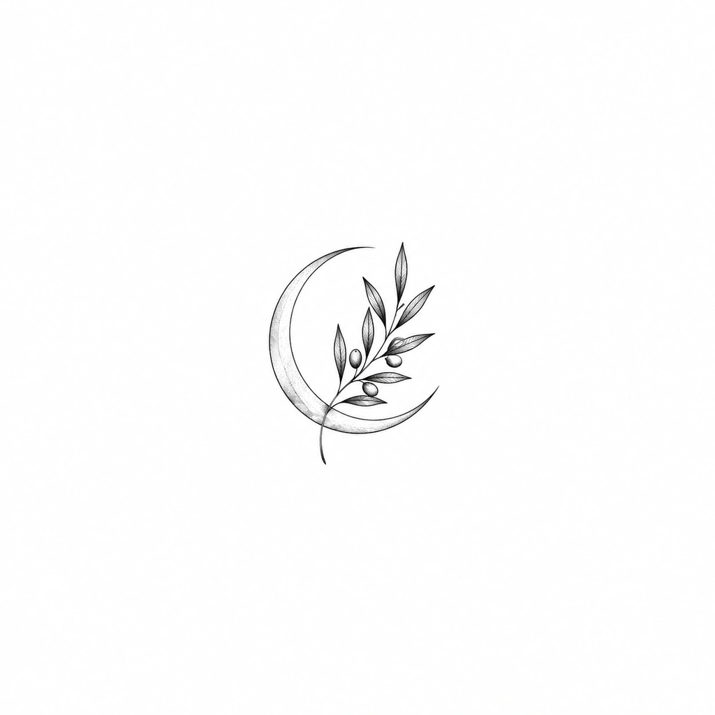 Moon & olive