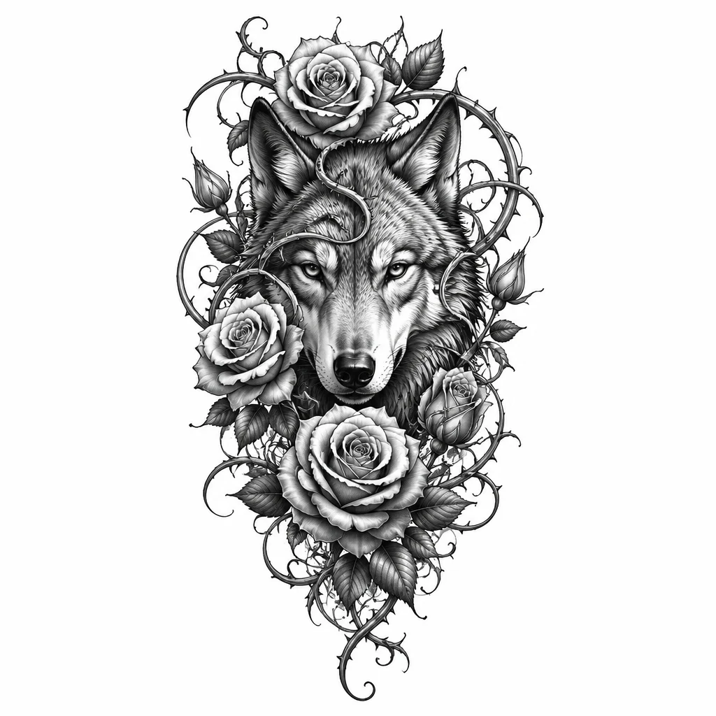 AI Tattoo Generator example